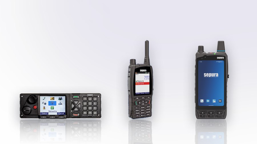 Sepura SCC3 TETRA console, SC21 hand-portable and SCL3 LTE device